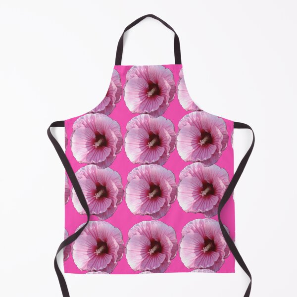Item preview, Beautiful Pink Hibiscus Flowers on Pink Background - Photography designed and sold by Victoria Rose.