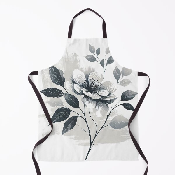 Item preview, Monochrome Blossom designed and sold by TextileTrove.