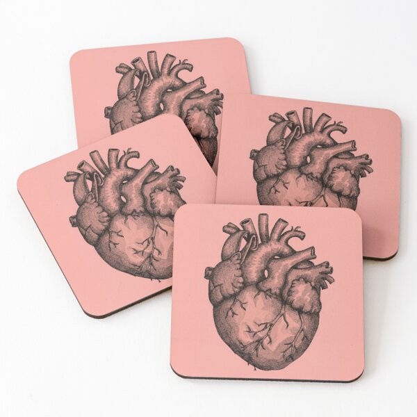 Item preview, Realistic heart sketch designed and sold by GodGoddess.