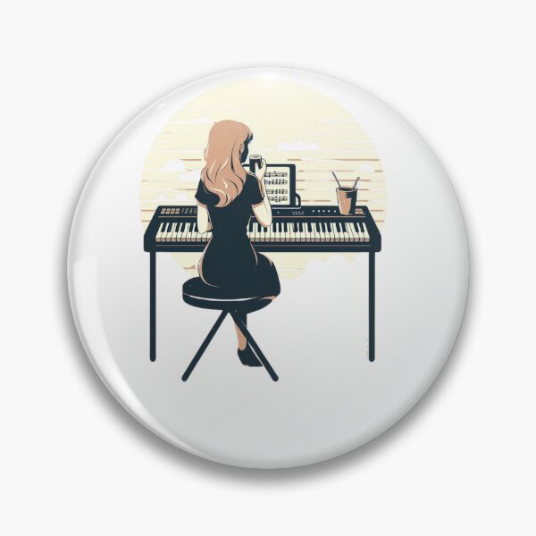 Artikelvorschau, Keyboard-Klaviermädchen entworfen und verkauft von Azrora.