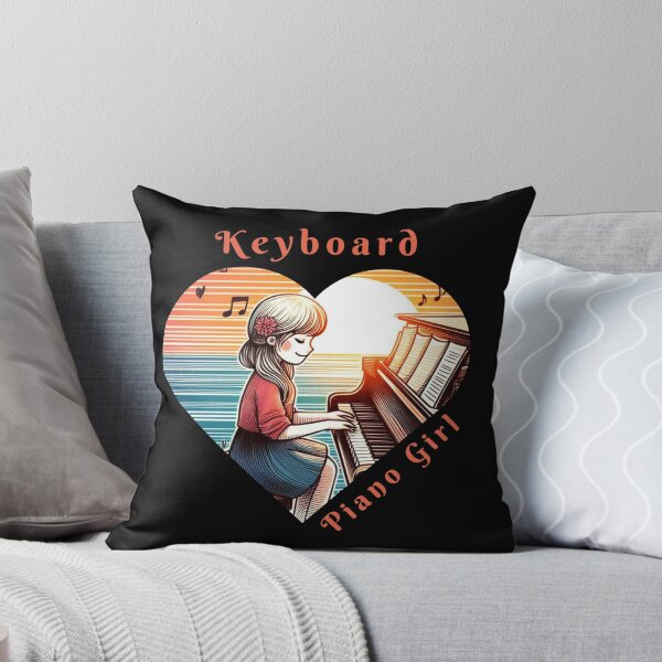 Artikel-Vorschau von Keyboard-Klaviermädchen, designt und verkauft von Azrora.