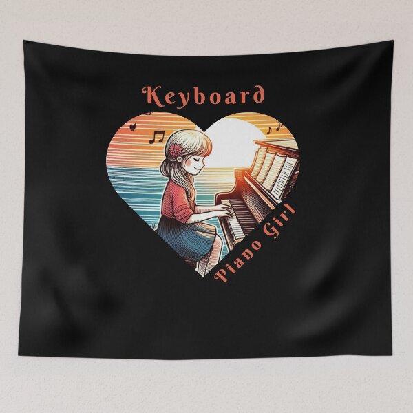 Artikelvorschau, Keyboard-Klaviermädchen entworfen und verkauft von Azrora.