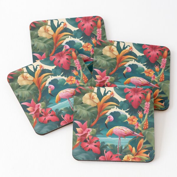 Item preview, # 2 Tropical Wall Art Decor - Vibrant Palm Tree and Pineapple Prints designed and sold by CyberCollective.