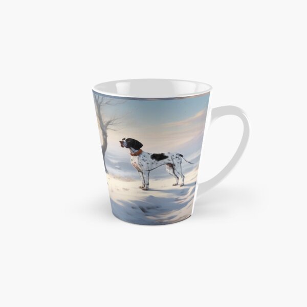 Item preview, English Pointer in the Winter Landscape designed and sold by tchilipepper.