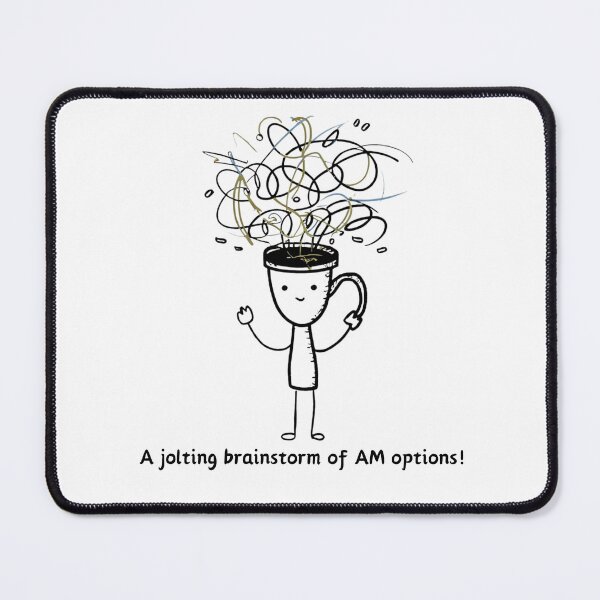 Item preview, A Jolting Brainstorm of AM Options! designed and sold by Funky  Fibers.