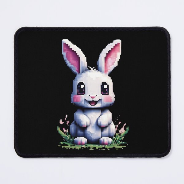 Item preview, Pixel cute white bunny designed and sold by HarriPaloma.