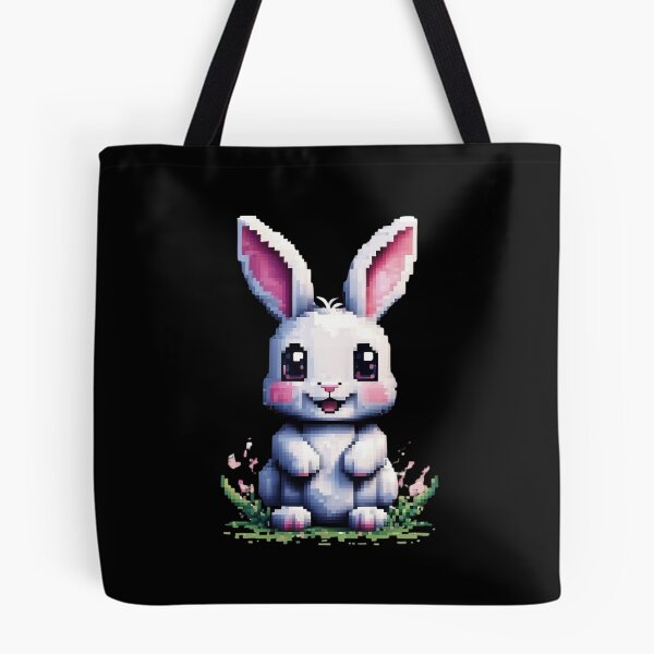 Item preview, Pixel cute white bunny designed and sold by HarriPaloma.