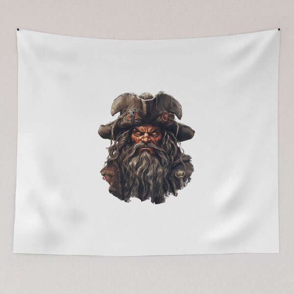 Item preview, Blackbeard, legendary pirate designed and sold by MidArtForge.