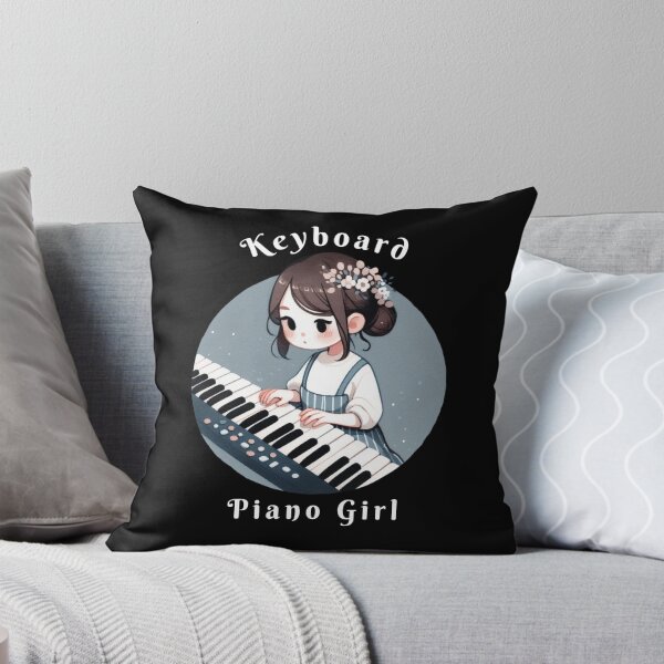 Artikel-Vorschau von Keyboard-Klaviermädchen, designt und verkauft von Azrora.