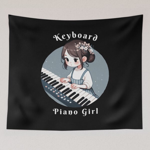 Artikelvorschau, Keyboard-Klaviermädchen entworfen und verkauft von Azrora.