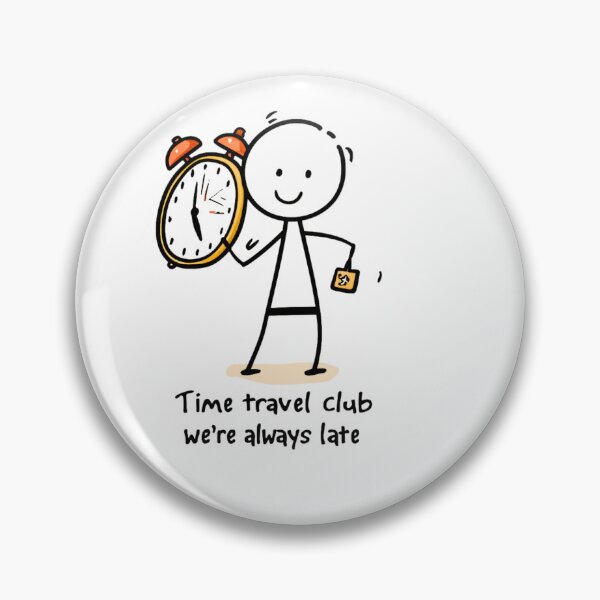 Item preview, Time Travel Club: We're Always Late designed and sold by Funky  Fibers.