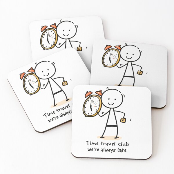 Item preview, Time Travel Club: We're Always Late designed and sold by Funky  Fibers.