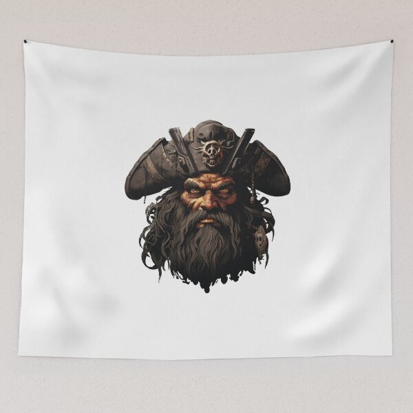 Item preview, Blackbeard, legendary pirate designed and sold by MidArtForge.