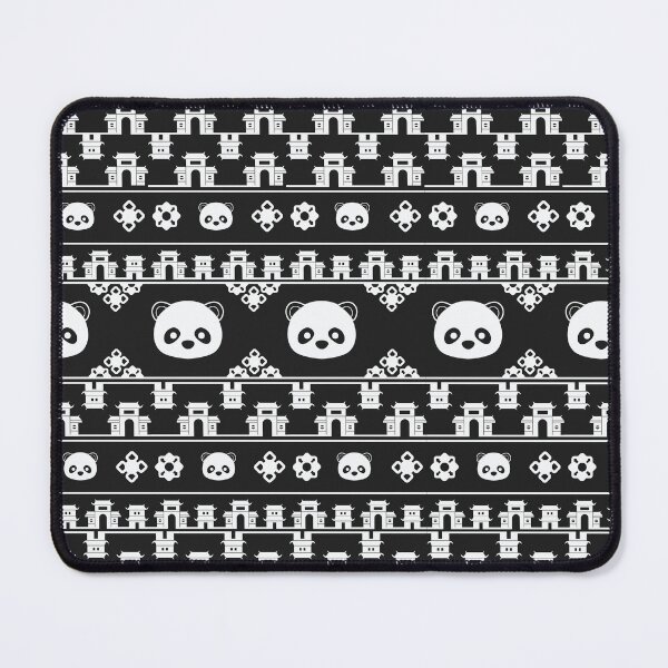 Item preview, Cute Panda Face Traditional textile Pattern designed and sold by SUPERHERON.