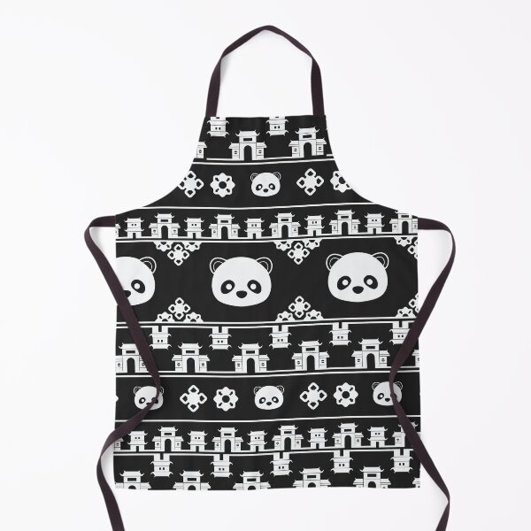 Item preview, Cute Panda Face Traditional textile Pattern designed and sold by SUPERHERON.