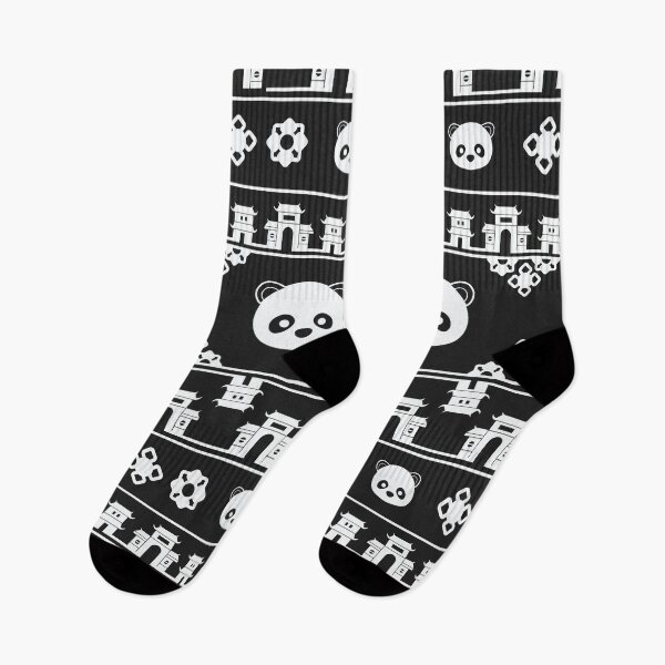 Item preview, Cute Panda Face Traditional textile Pattern designed and sold by SUPERHERON.
