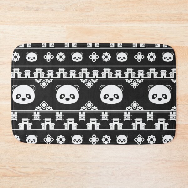 Item preview, Cute Panda Face Traditional textile Pattern designed and sold by SUPERHERON.