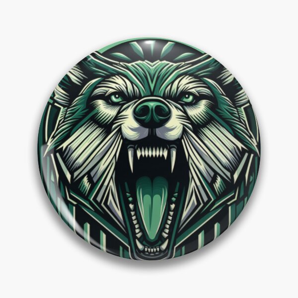 Item preview, Roaring Elegance: A 1920s Wolf in Art Deco Splendor designed and sold by Ayman Toumarti.