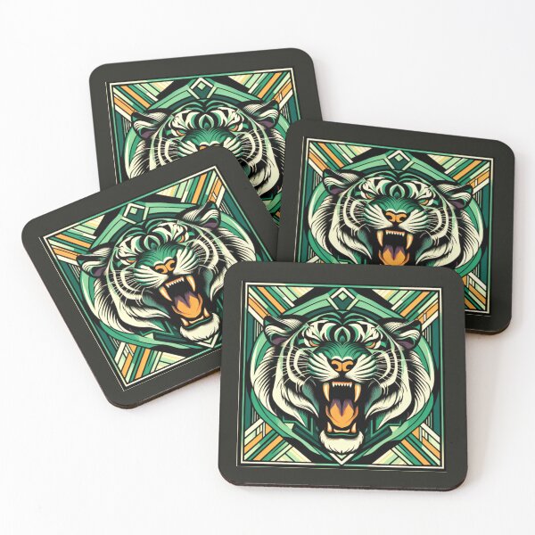 Item preview, Roaring Elegance: A 1920s Tiger in Art Deco Splendor designed and sold by Ayman Toumarti.