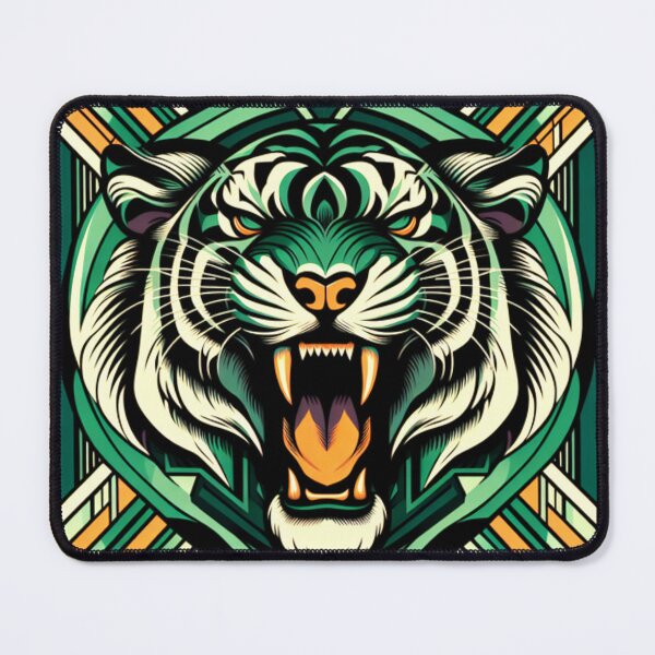 Item preview, Roaring Elegance: A 1920s Tiger in Art Deco Splendor designed and sold by Ayman Toumarti.