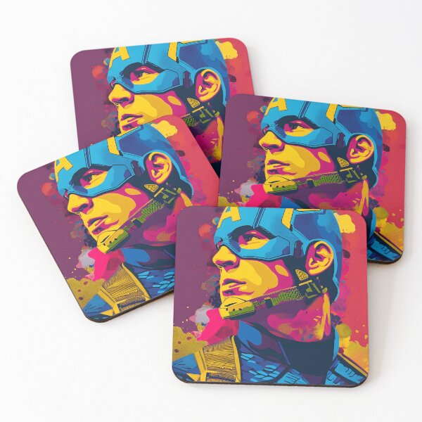 Item preview, C4pt4in 4meric4 Pop Art #2 designed and sold by purplespaceprj.