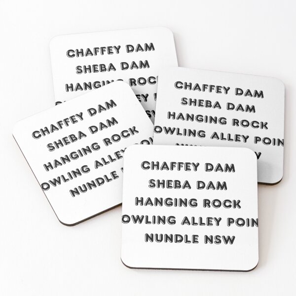 Item preview, Places and Dams in Nundle NSW - Chaffey Dam, Sheba Dam, Hanging Rock, Bowling Alley Point, Nundle NSW designed and sold by Reelyfishing.