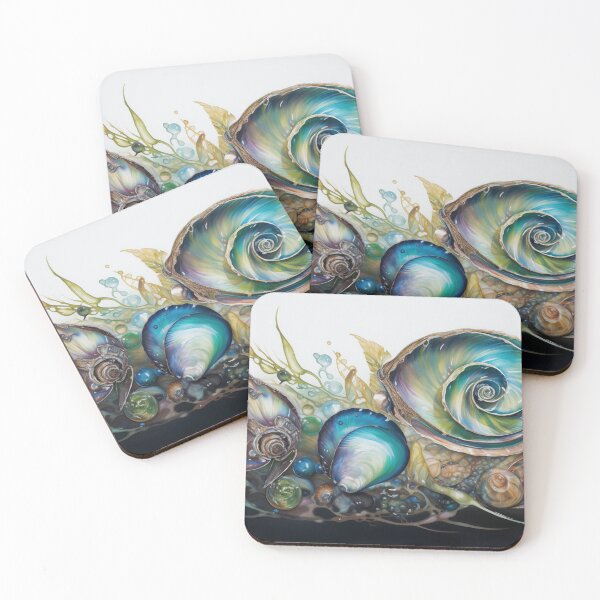 Item preview, Abalone 2 shell designed and sold by 7Bluedragon (Jane art collection).