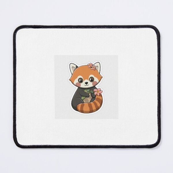 Item preview, Floral Red Panda designed and sold by LumeaArt.
