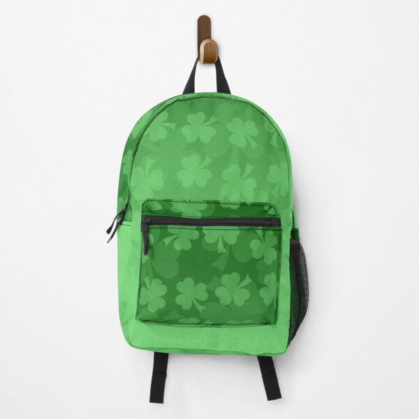 Item preview, St Patricks Day Shamrocks clovers green bright vibrant ombre fun festive celebration pattern designed and sold by PLdesign.