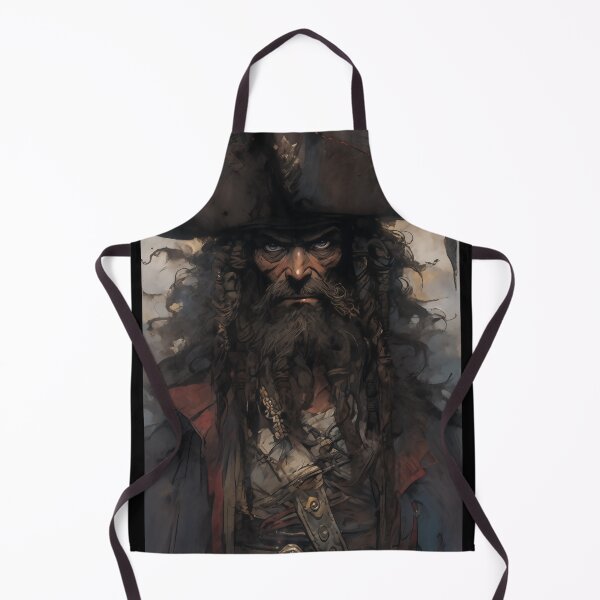Item preview, Blackbeard, legendary pirate designed and sold by MidArtForge.