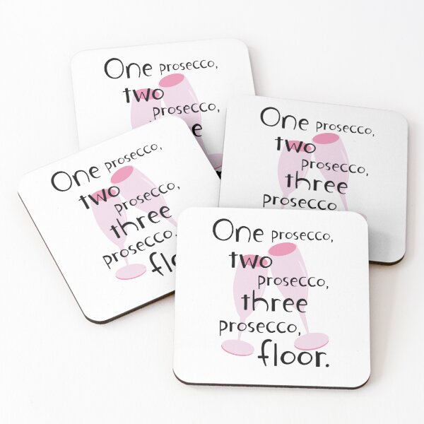 Item preview, One Prosecco, Two Prosecco, Three Prosecco, Floor designed and sold by Sister Jo Bangles.