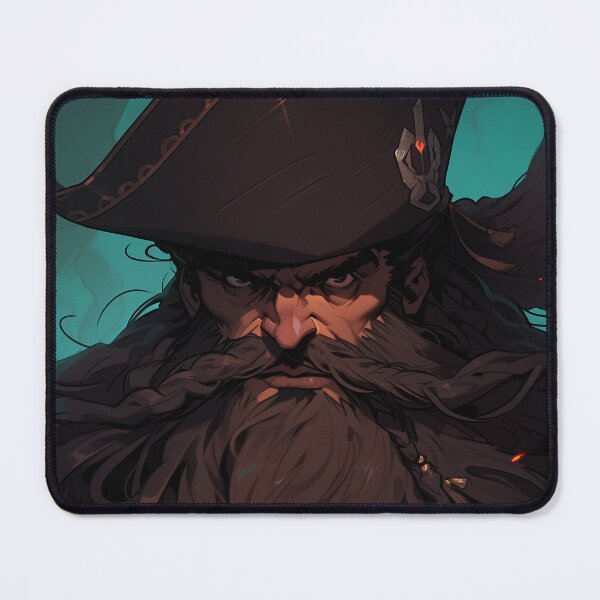 Item preview, Blackbeard, legendary pirate designed and sold by MidArtForge.