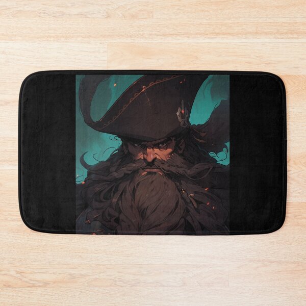 Item preview, Blackbeard, legendary pirate designed and sold by MidArtForge.