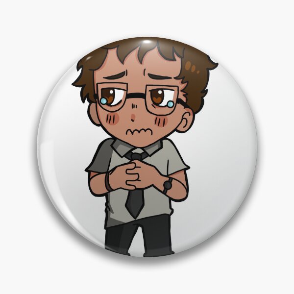 Item preview, Chibi Dwight Fairfield Sticker designed and sold by Wuddlesz.