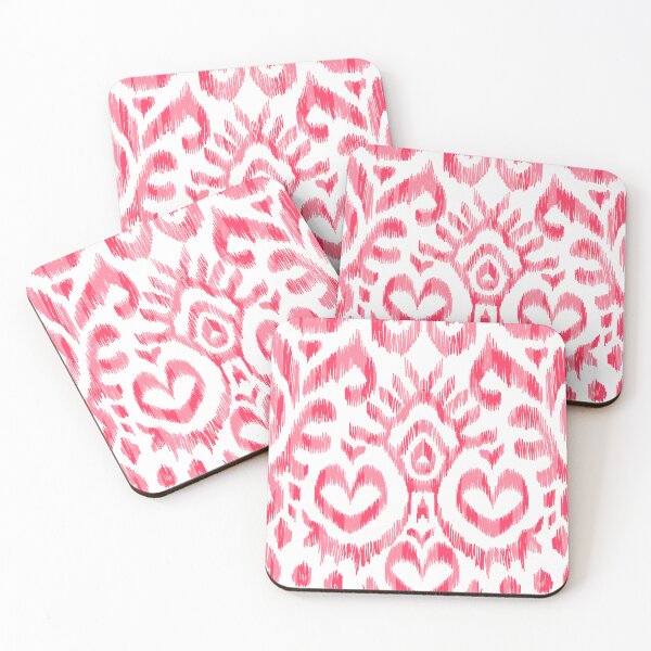 Item preview, Ikat Love - Riding Red designed and sold by Fabricatemyart.