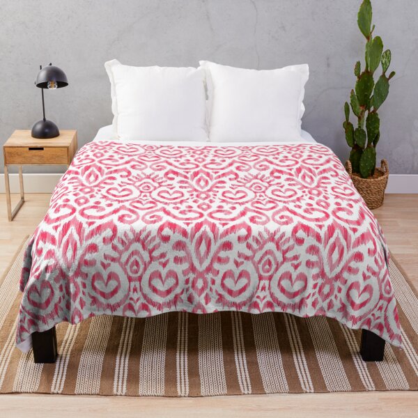 Item preview, Ikat Love - Riding Red designed and sold by Fabricatemyart.