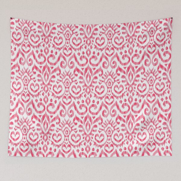 Item preview, Ikat Love - Riding Red designed and sold by Fabricatemyart.