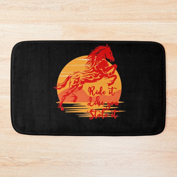 Item preview, Ride it like you stole it flaming horse for horse lovers designed and sold by Lady-Frost.