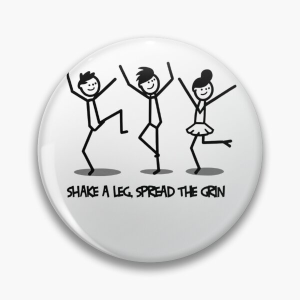 Item preview, Shake a Leg, Spread the Grin designed and sold by Funky  Fibers.
