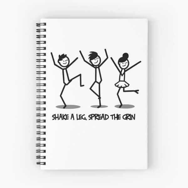 Item preview, Shake a Leg, Spread the Grin designed and sold by Funky  Fibers.