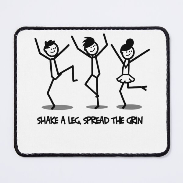 Item preview, Shake a Leg, Spread the Grin designed and sold by Funky Fibers.