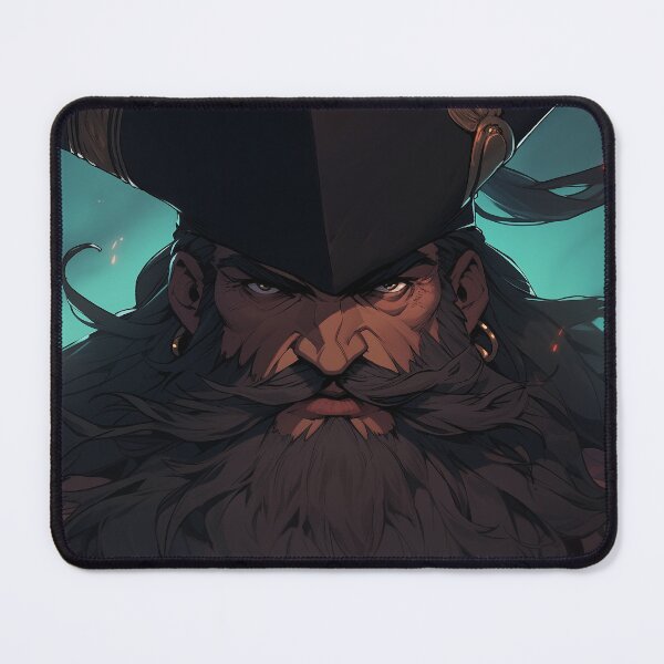 Item preview, Blackbeard, legendary pirate designed and sold by MidArtForge.