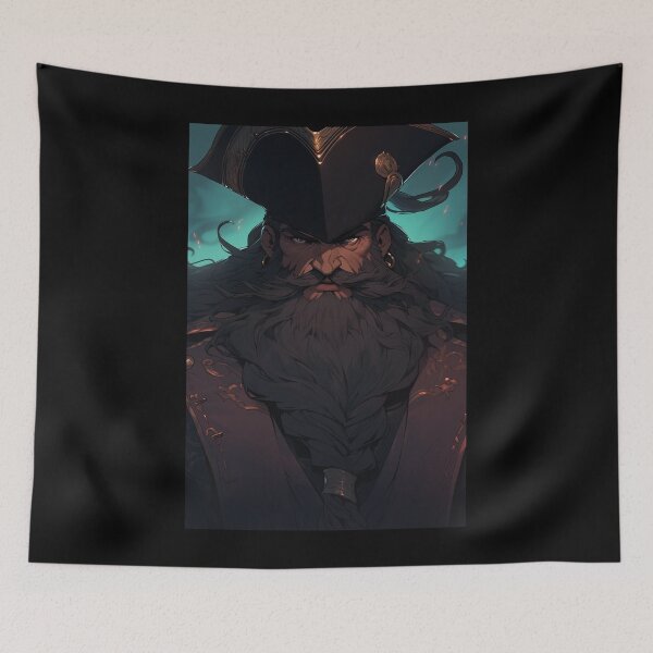 Item preview, Blackbeard, legendary pirate designed and sold by MidArtForge.