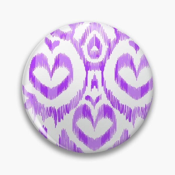 Item preview,  Ikat Love - Lilac designed and sold by Fabricatemyart.