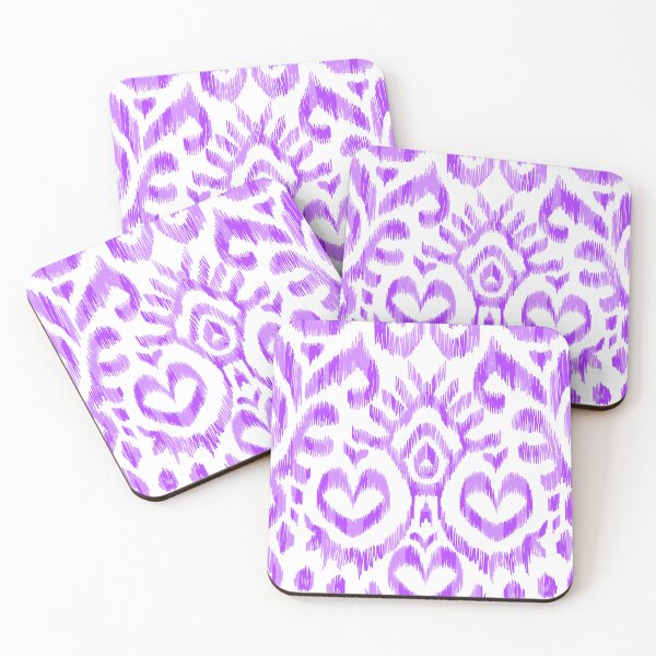 Item preview,  Ikat Love - Lilac designed and sold by Fabricatemyart.