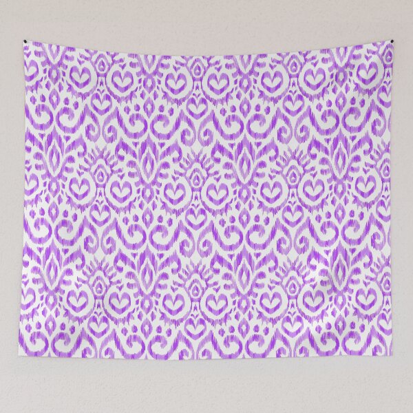 Item preview,  Ikat Love - Lilac designed and sold by Fabricatemyart.