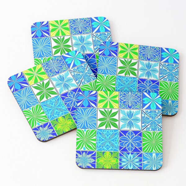 Item preview, Floral Leaf Vintage Retro Pattern designed and sold by HippieFarms11.
