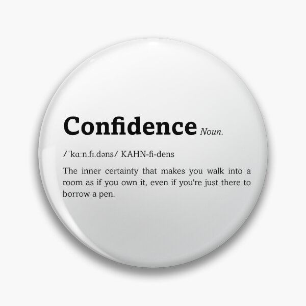 Item preview, Confidence definition designed and sold by ByOliB.