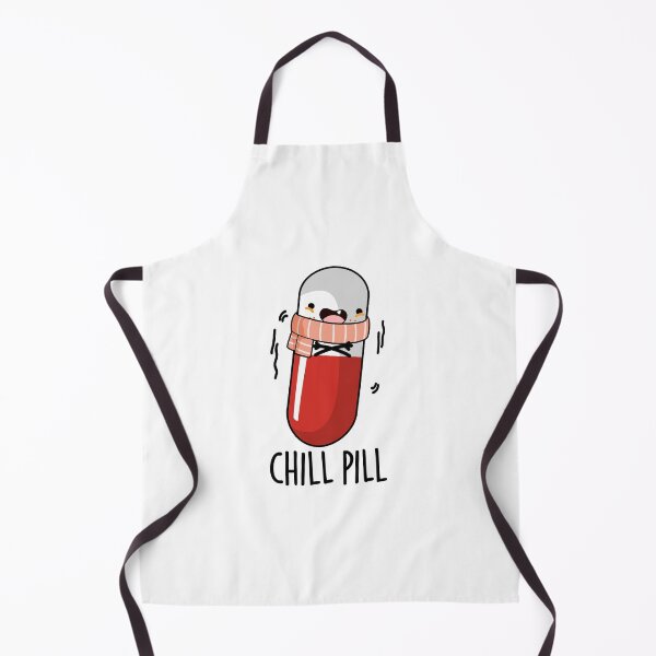 Item preview, Chill Pill Funny Medicine Pun designed and sold by punnybone.