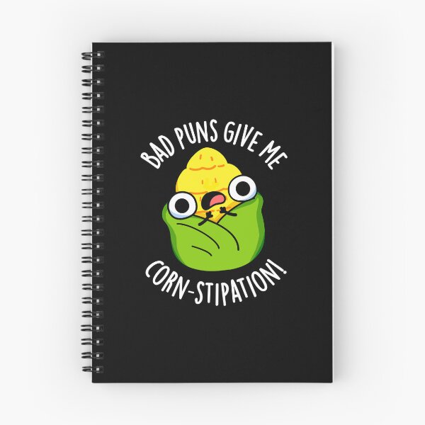 Item preview, Bad Puns Give Me Corn-stipation Funny Corn Pun (Dark BG) designed and sold by punnybone.